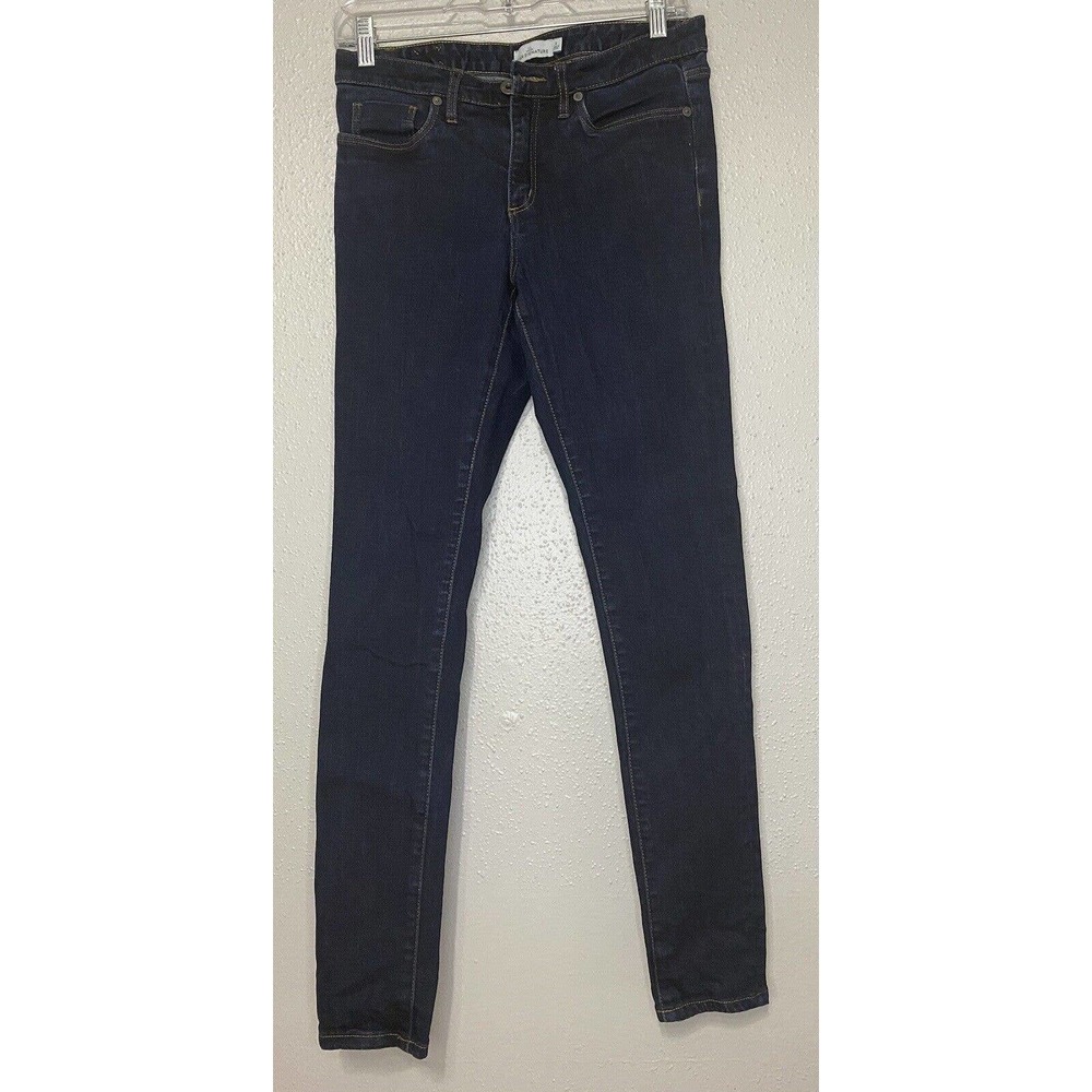 L.L.Bean‎ Jeans Womens 4 Blue Signature Premium Skinny Denim Casual Ladies